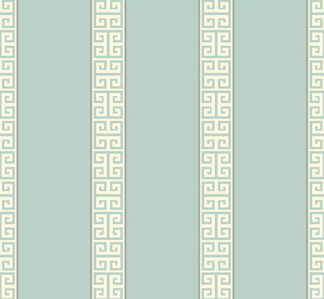 Waverly Stripes Wallpaper Greek Key Stripe Contemporary
