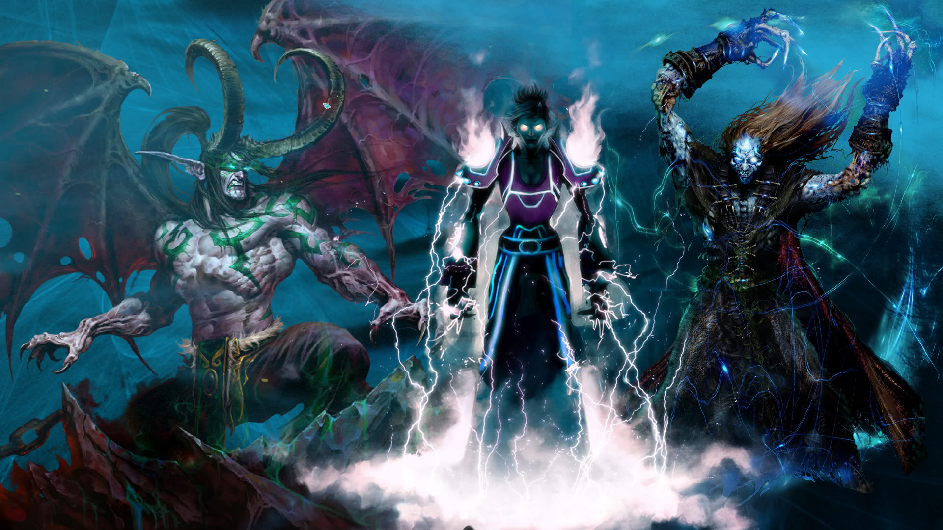 Puterspiel World Of Warcraft Undead Priest Mage Ilidan Wallpaper