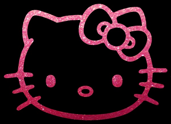 Free download type decal with no background color your surface is your  background [600x435] for your Desktop, Mobile & Tablet | Explore 76+ Hello  Kitty Black And Pink Wallpaper | Black And