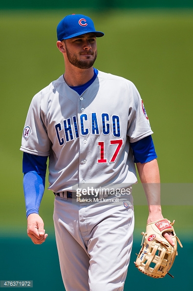 Kris Bryant Of The Chicago Cubs In Action Against