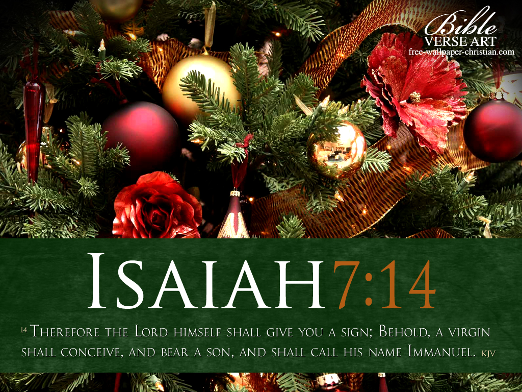 Christmas Wallpaper With Scriptures On