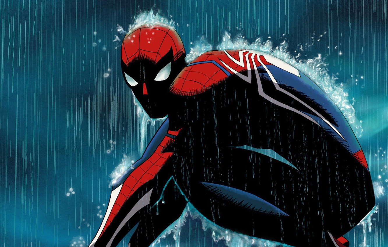 Wallpaper Rain Marvel Comics Peter Parker Spider Man images