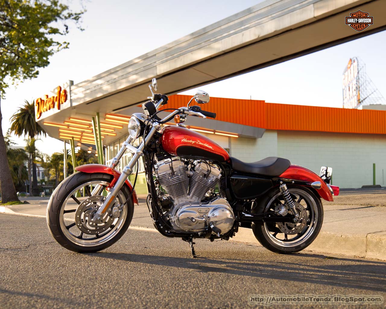 Automobile Trendz Harley Davidson Sportster Superlow Wallpapers