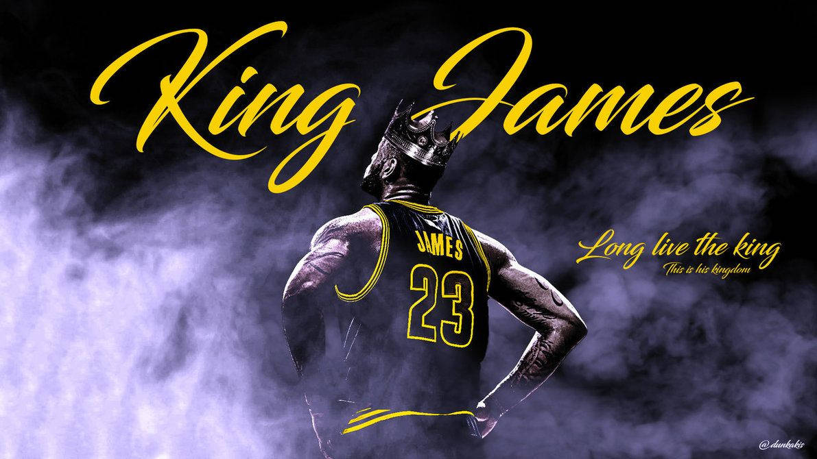 Lebron James The King Of Basketball Wallpaper