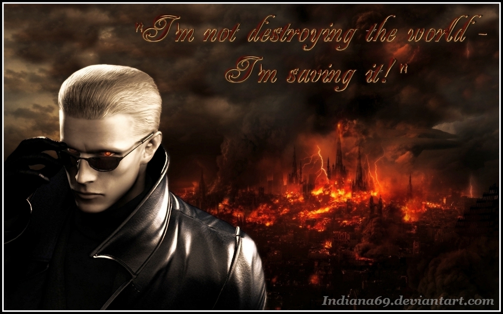 Wesker Wallpaper By Indiana69