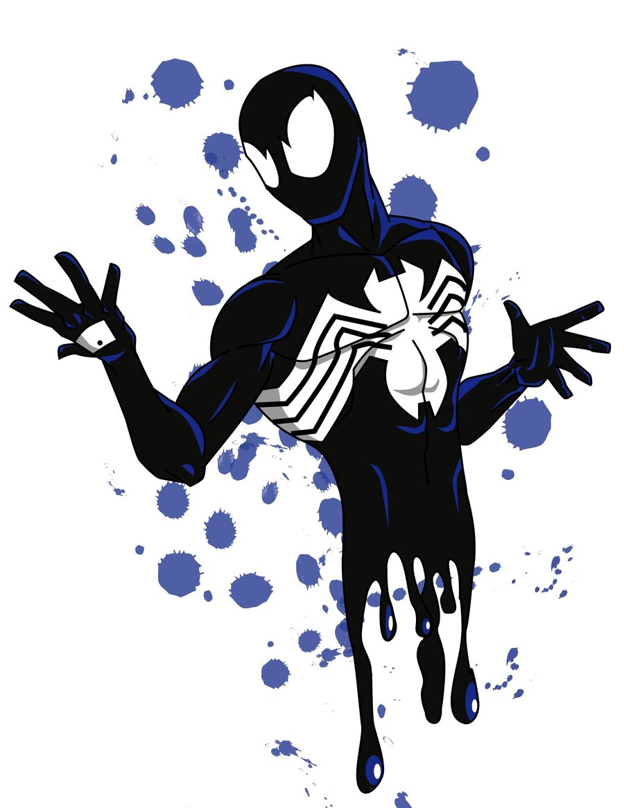 Symbiote Spider Man By Skgreener Lantern