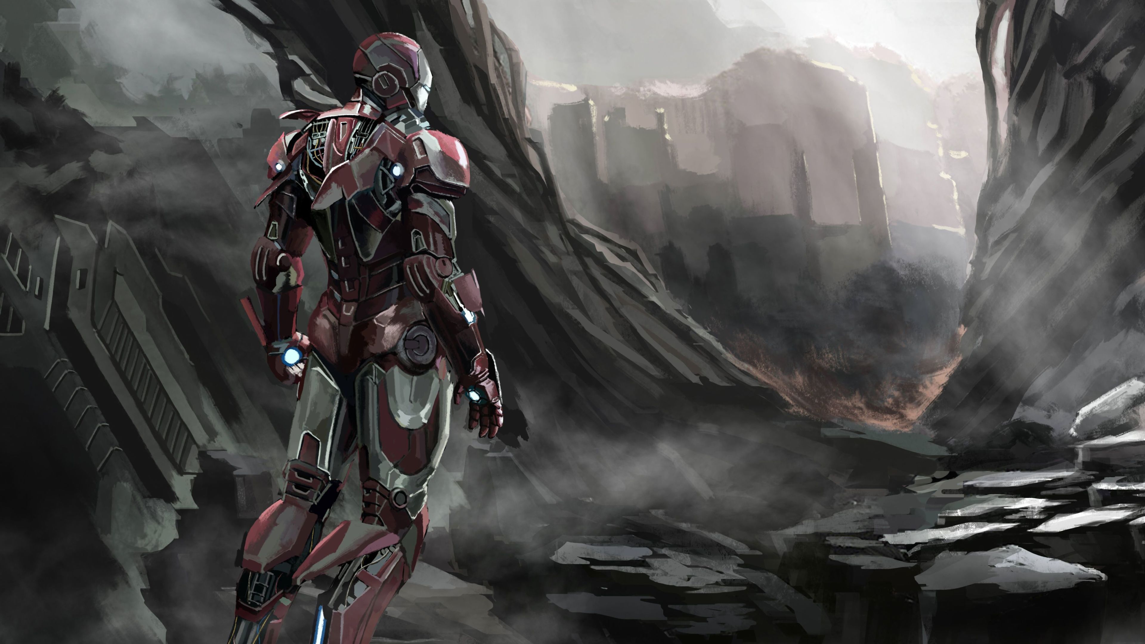 Iron Man Art 4k Superheroes Wallpaper