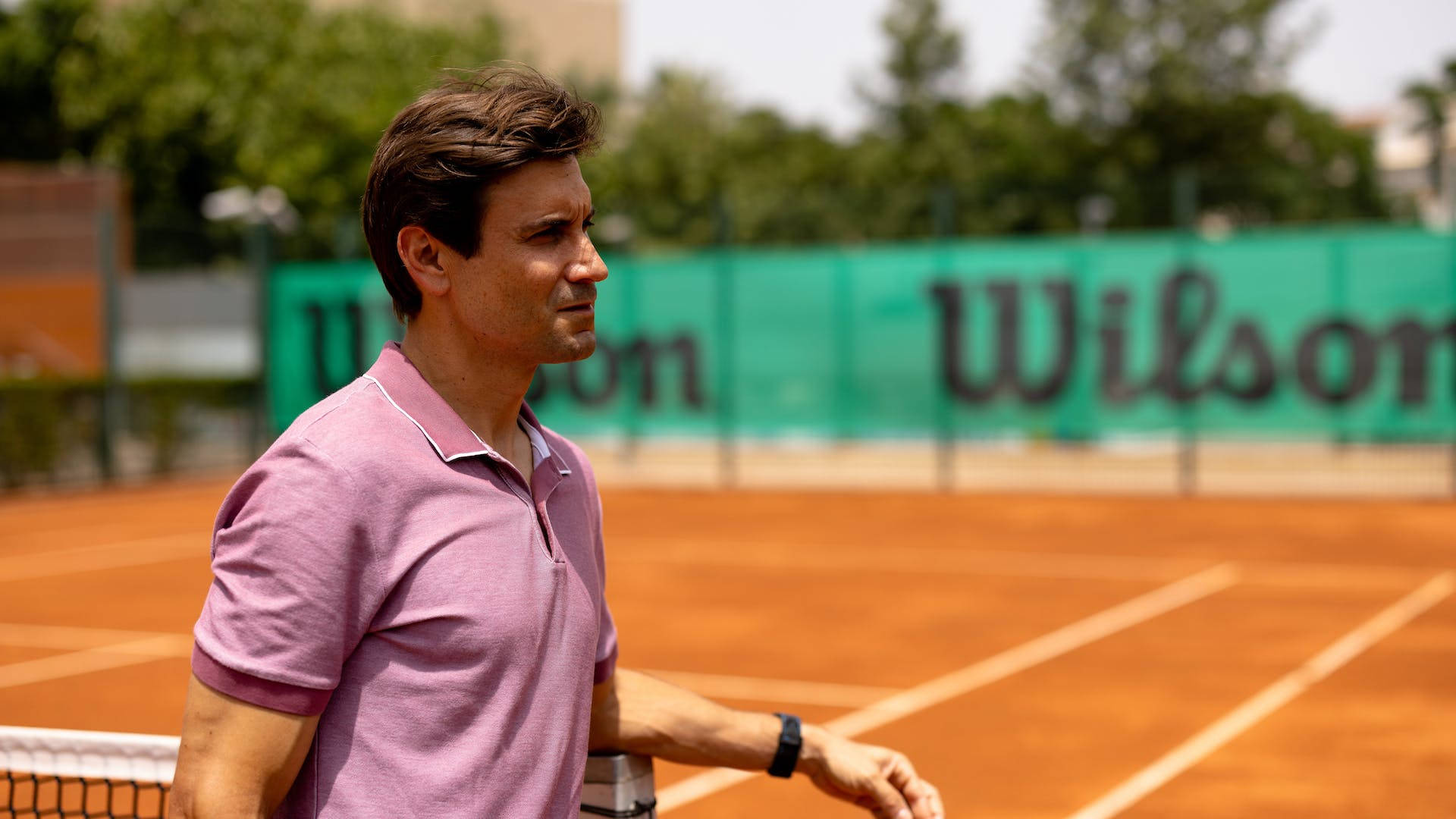 David Ferrer In Casual Clothes Wallpaper