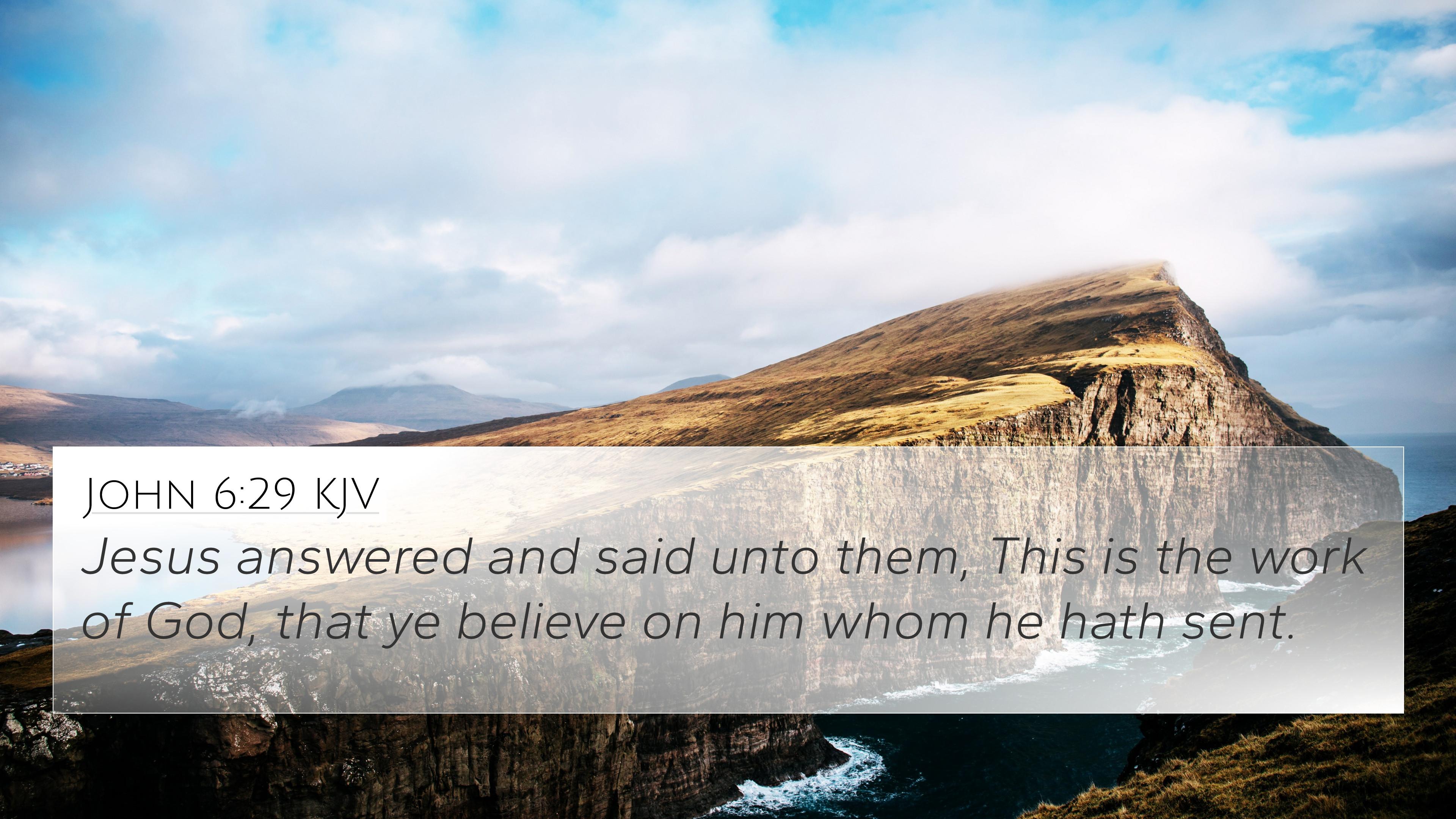 John Kjv 4k Wallpaper Jesus Answered And Said Unto Them