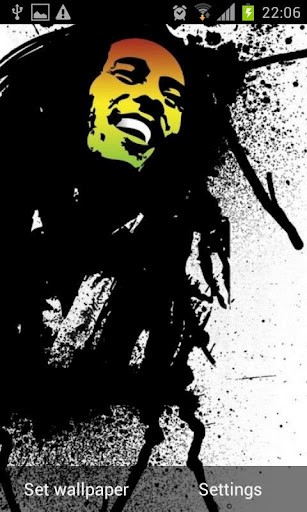 Bob Marley Live Wallpapers App for Android