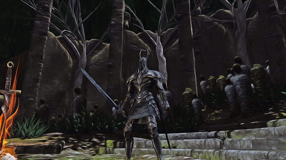 Dark Souls Silver Knight by DCGameStream on