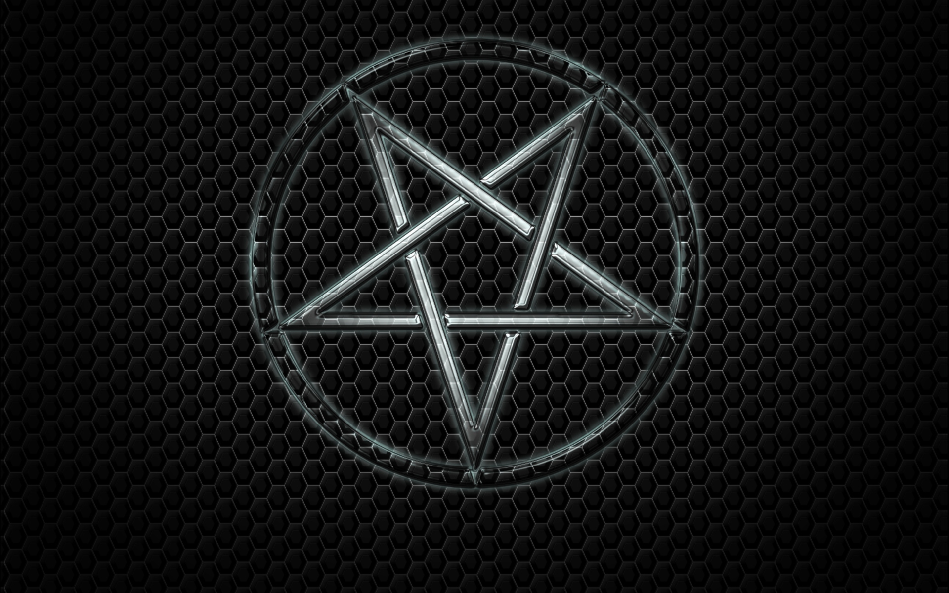 Pentagram Background On