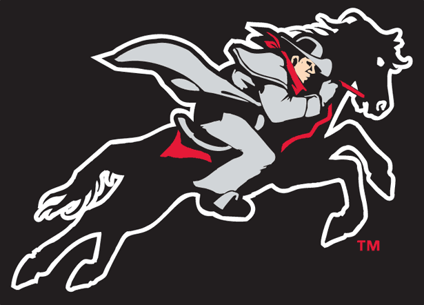 Frisco Roughriders Cap Logo B P A Cowboy Riding Horse On