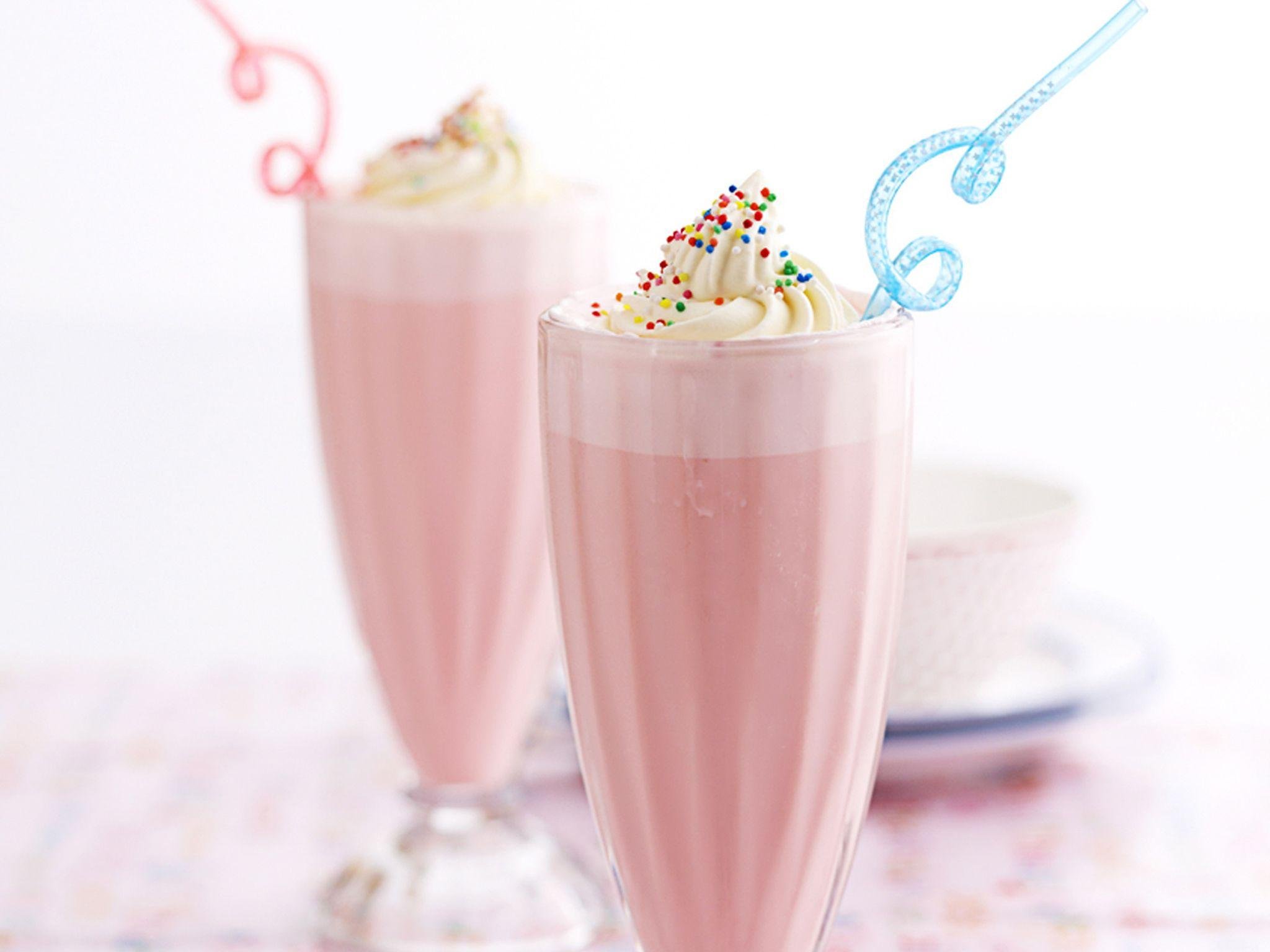 Strawberry Milkshake Wallpaper