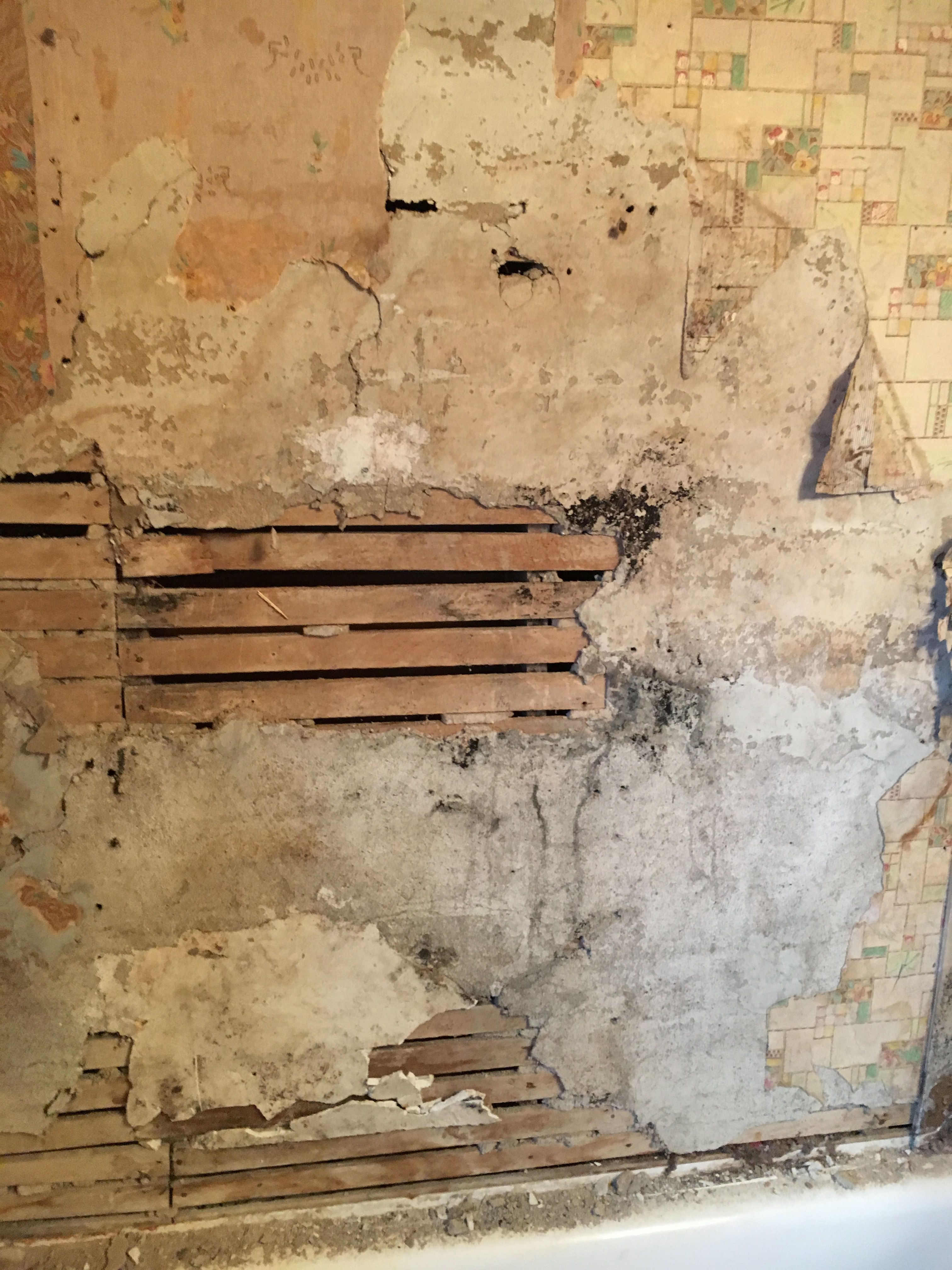 Wallpaper Removed And Now To Start Working On The Plaster If