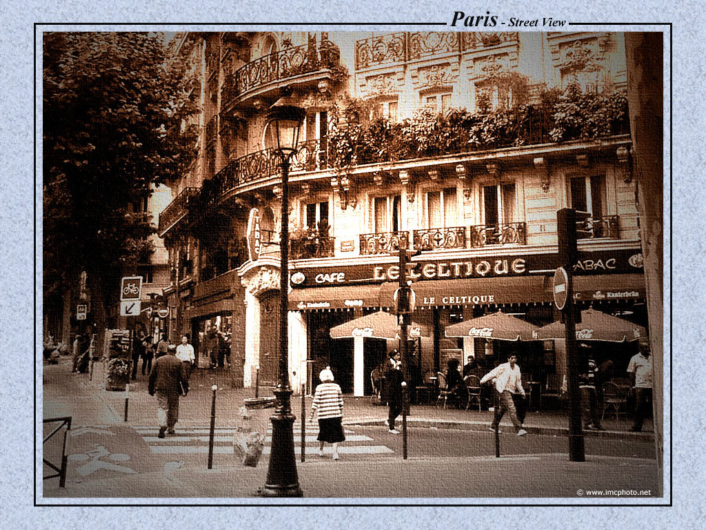 Paris Street S Vintage Photos Imc Photo