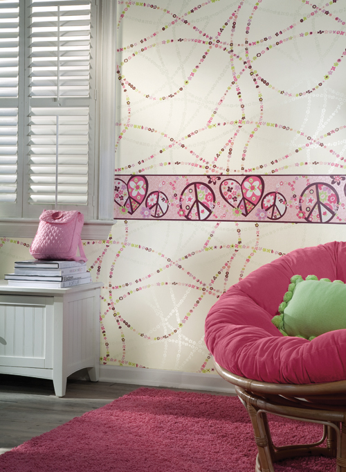 Girl Power Ii Range Has A Mixture Of Prepasted Borders And Wallpaper