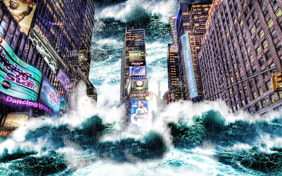 Wallpaper Tsunami By Spaceibiza1313