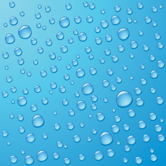 Vector Blue Background Raindrop Wallpaper Water Drop Rain