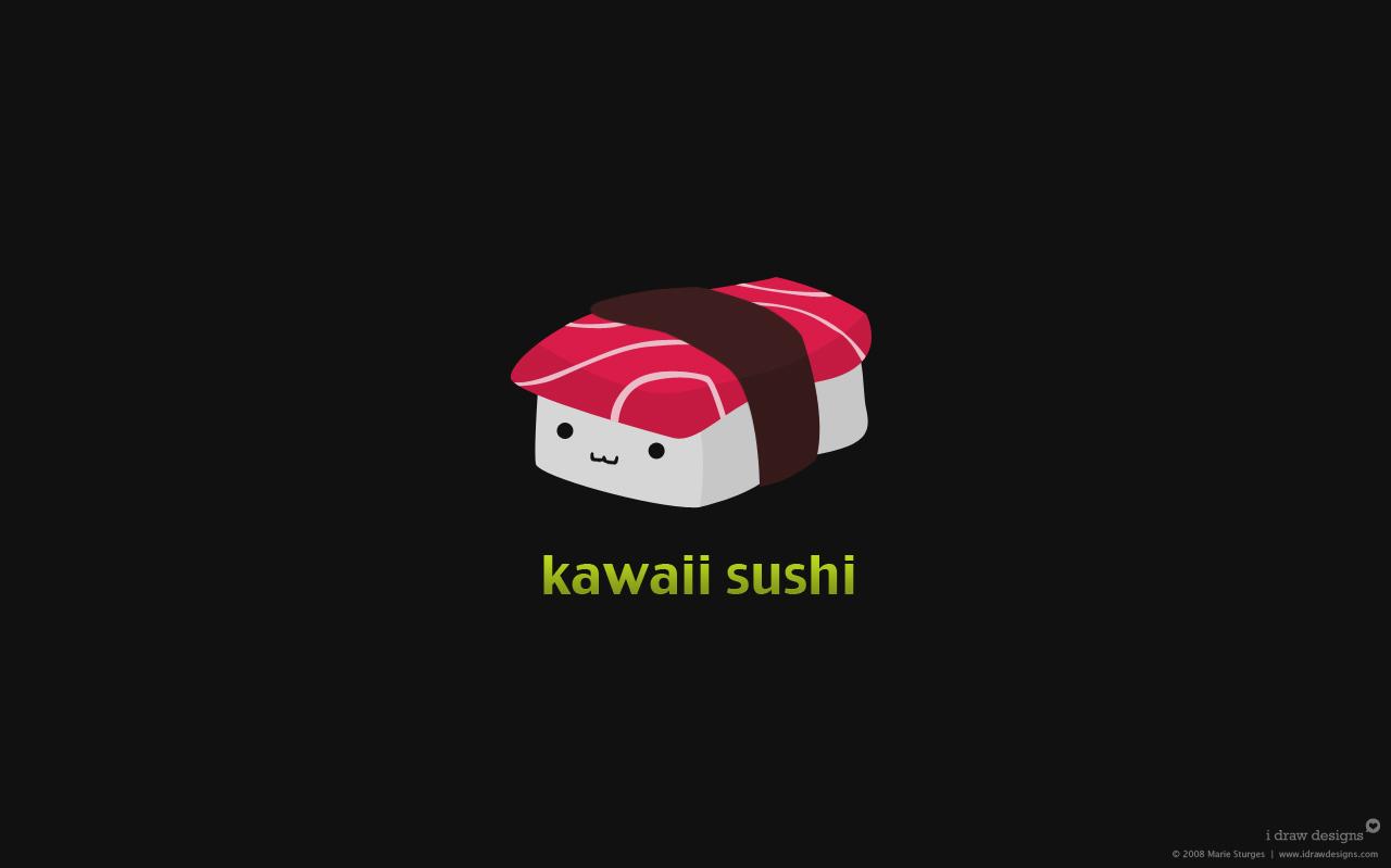 Kawaii Sushi Wallpaper By Mirako Hikaru