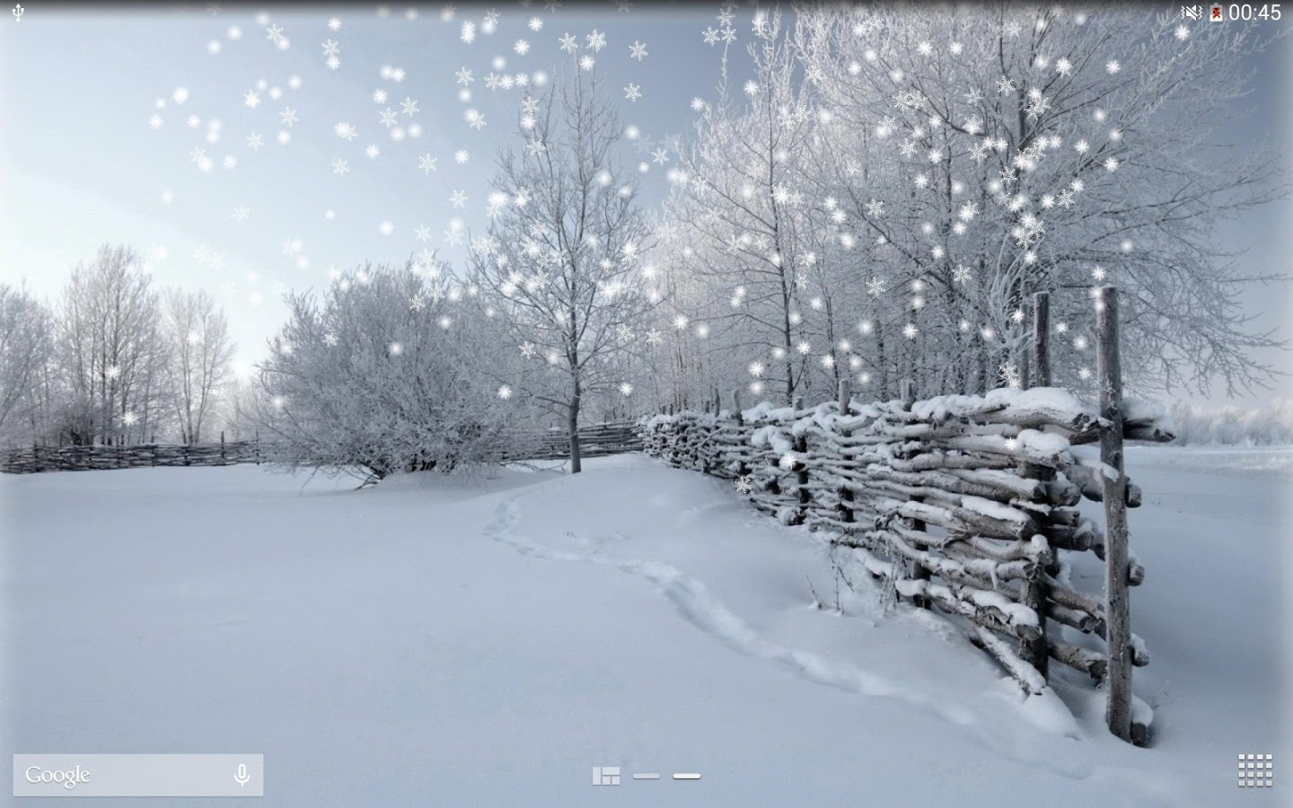 Winter Snow Live Wallpaper Pro Android Apps Op Google Play