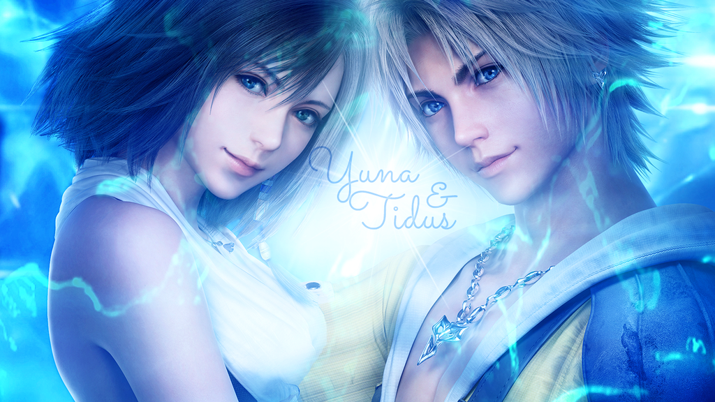 Wallpaper Yuna and Tidus Final Fantasy X [HD] by DanceingInTheRiver