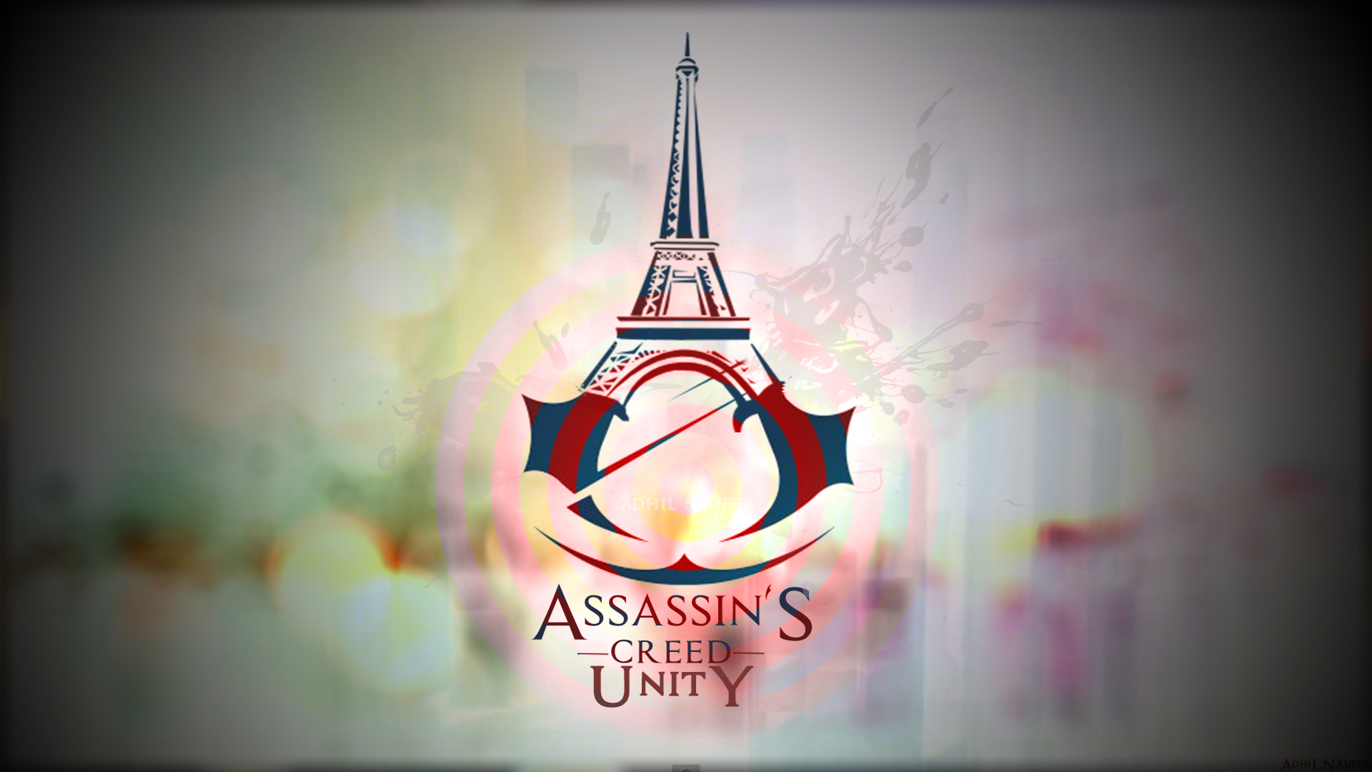 Logo Of Assassin S Creed Unity Game HD 1080p Wallpaper And