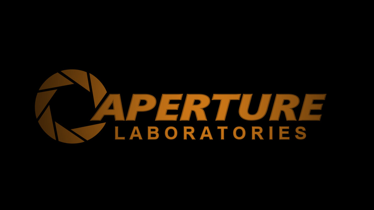 Another Aperture Science wallpaper with a basic colour scheme 1191x670