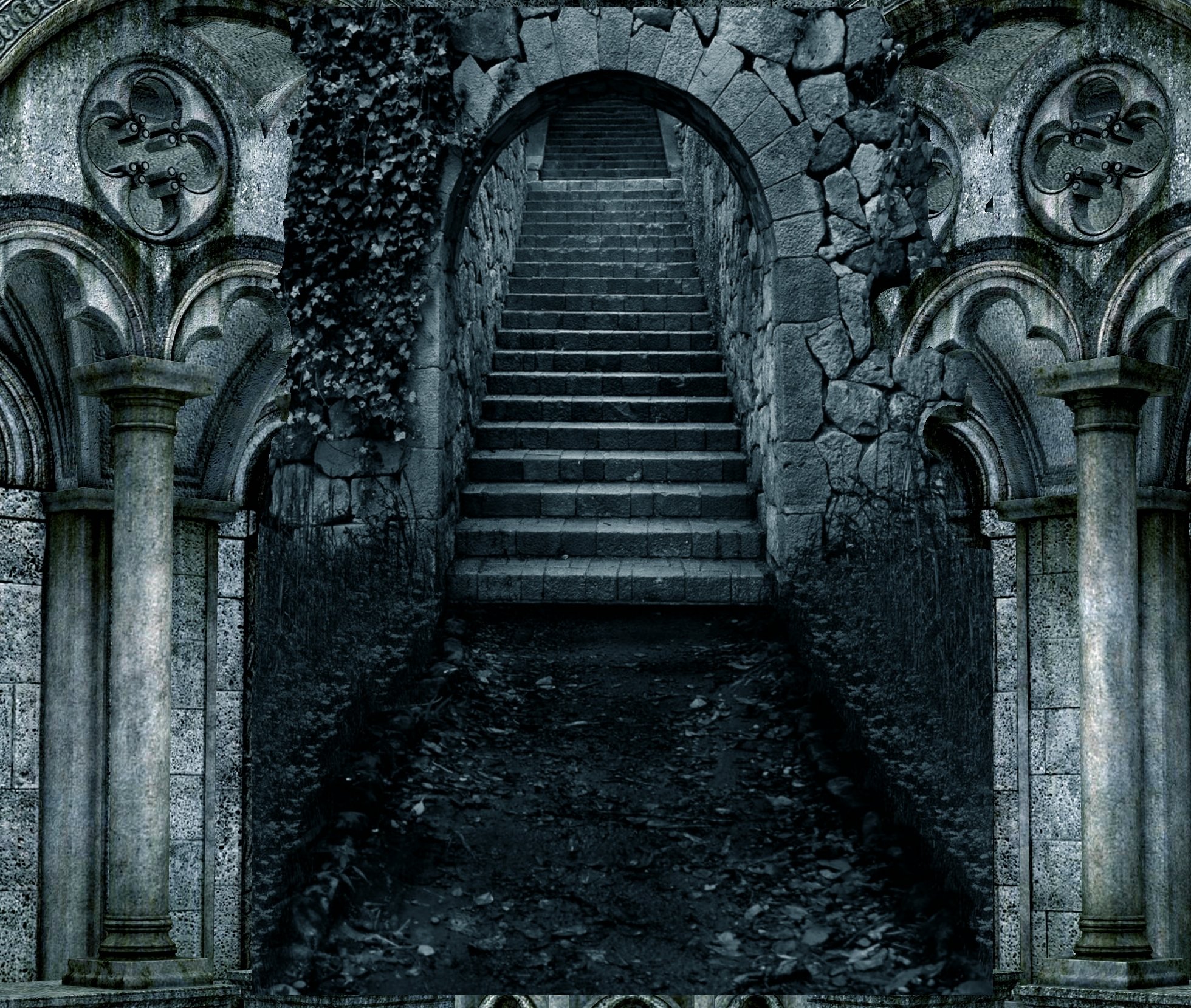 Dark Stairs Wallpaper Pictures Photos And Background