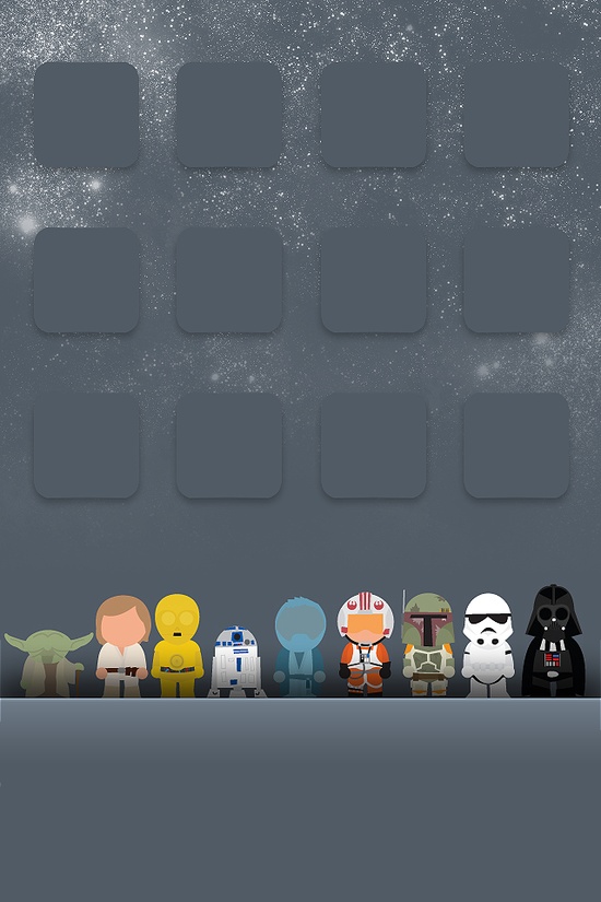 Igeek Star Wars iPhone Background Wordless Wednesday