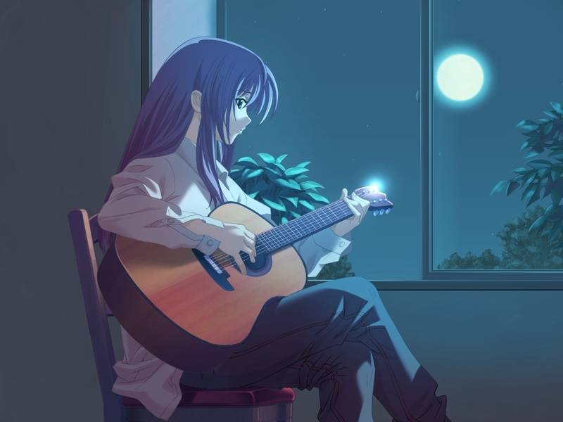 Guitar   Anime Girls Wallpaper