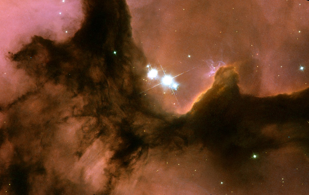 The Heart Of Trifid Nebula Esa Hubble