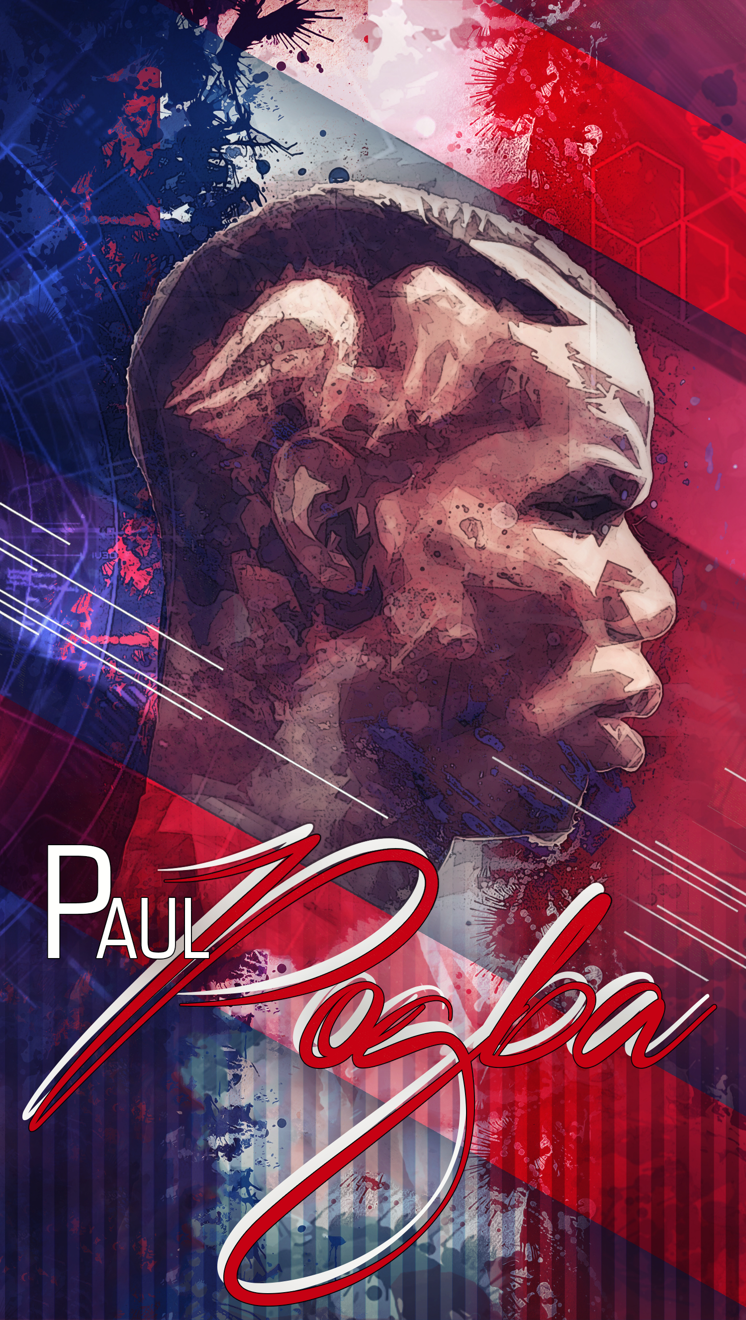 Wallpaper Paul Pogba Bersama Manchester United Terbaru