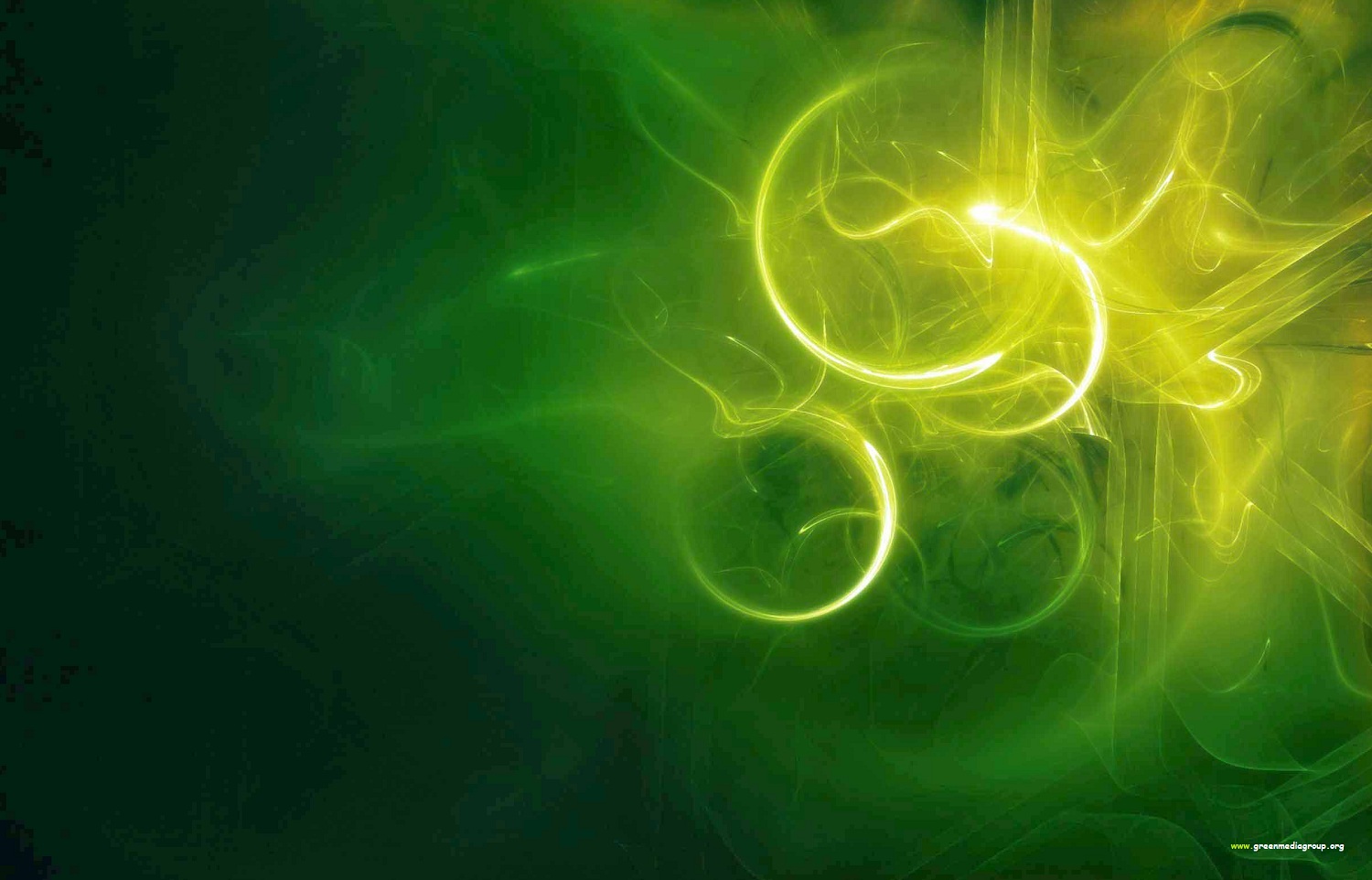 Epic Green And Gold Background