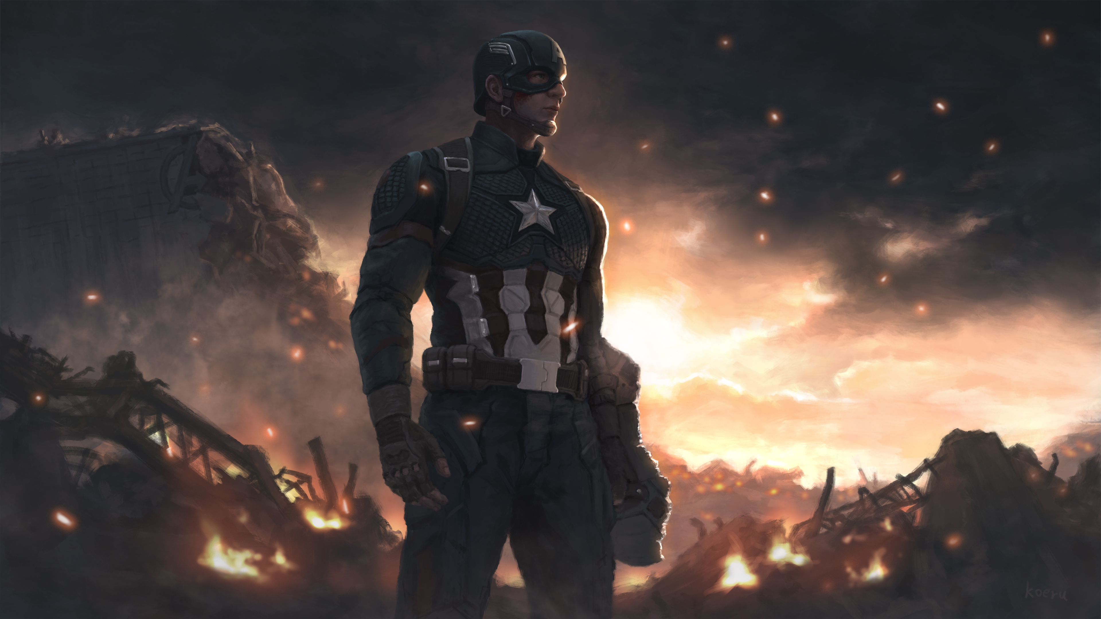 4k Captain America Artwork HD Wallpaper Image
