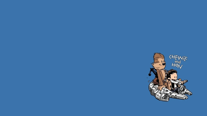 Star Wars Minimalistic Calvin And Hobbes Wallpaper Video