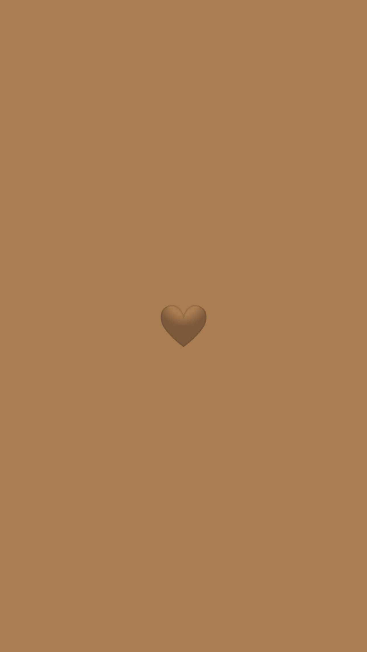 Brown Heart Wallpaper Enjpg