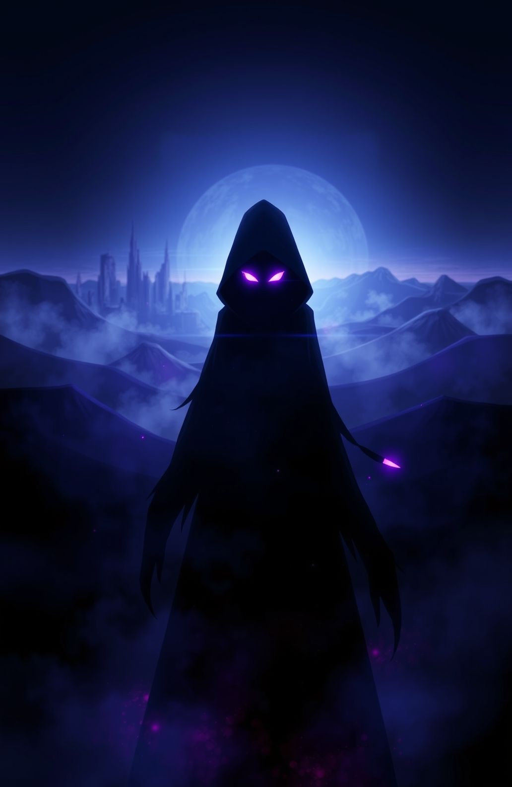 Dark Anime Icons Wallpaper