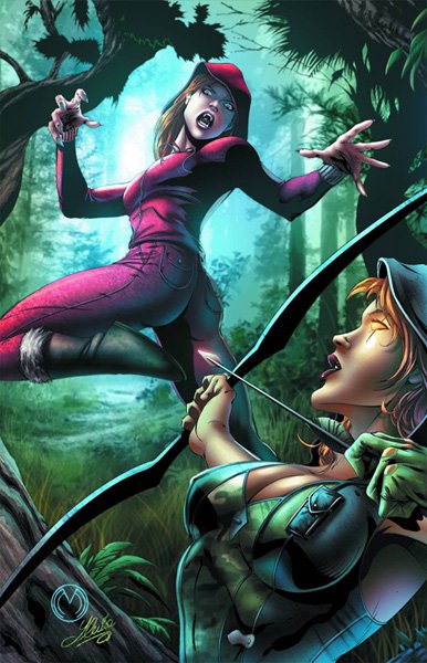 Robyn Hood Vs Red Riding Cover B Zenescope Entertainment Inc