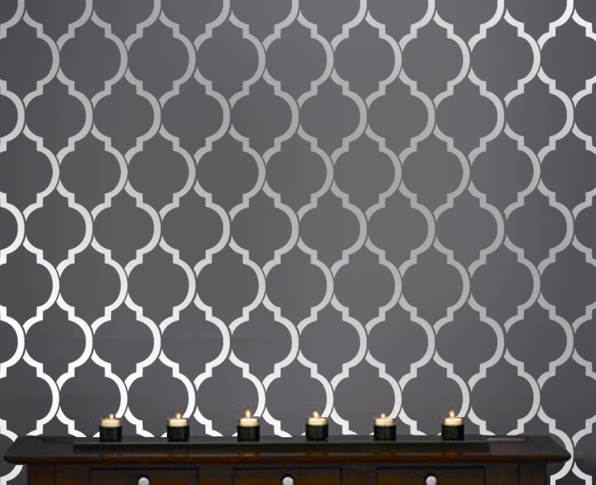 Wall Inspired Modern Designer Pattern Stencil For Walls Decor Better
