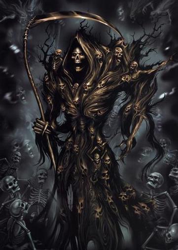 Black Epiphany Dark Fantasy Art