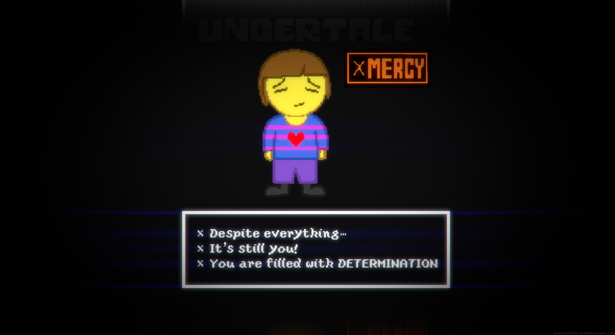 Download Childhood Memories of Frisk from the game Undertale Wallpaper |  Wallpapers.com