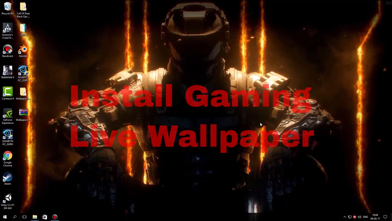 How To Install Live Gaming Wallpaper