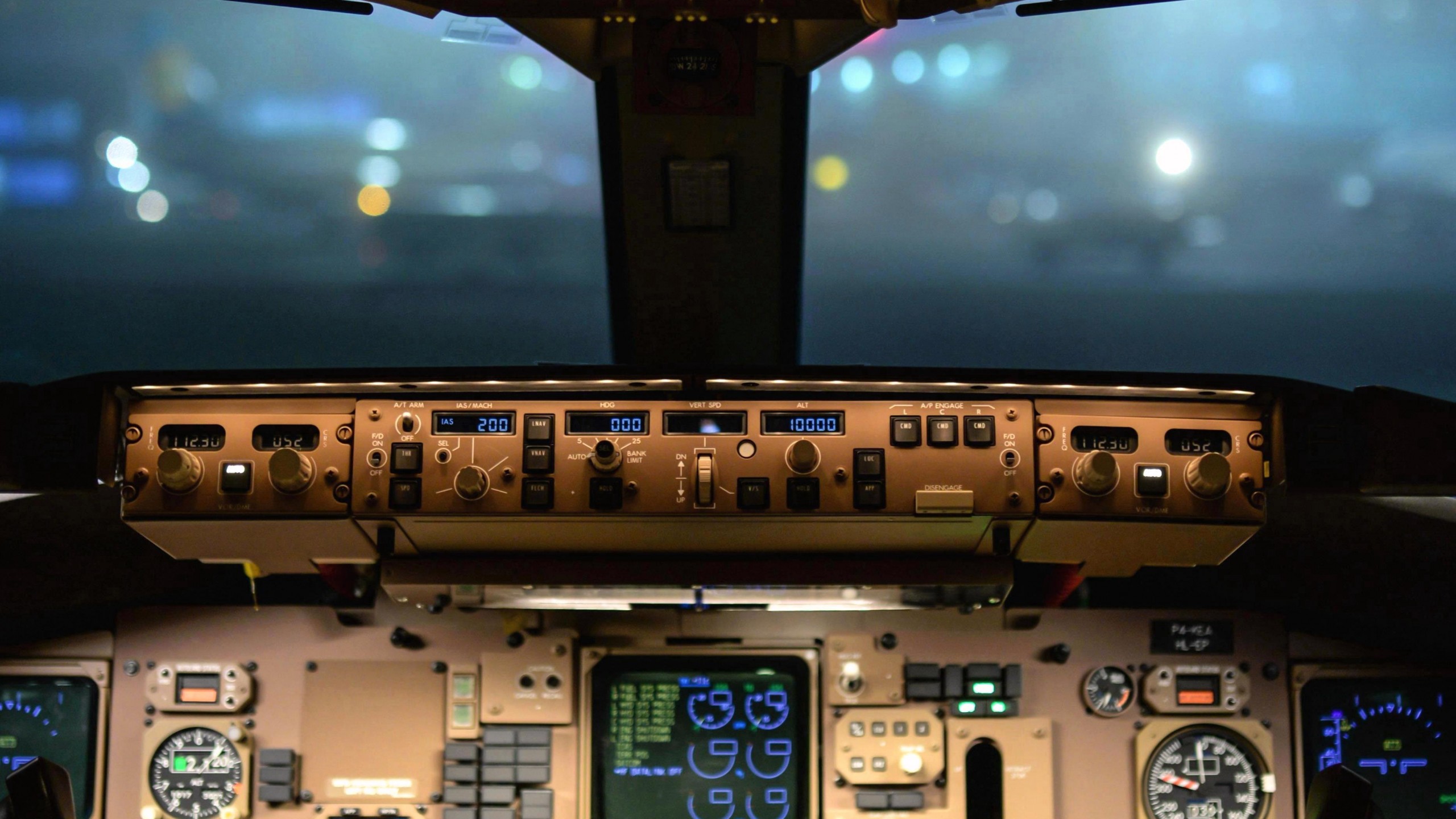 Airplane Cockpit HD Wallpaper Background