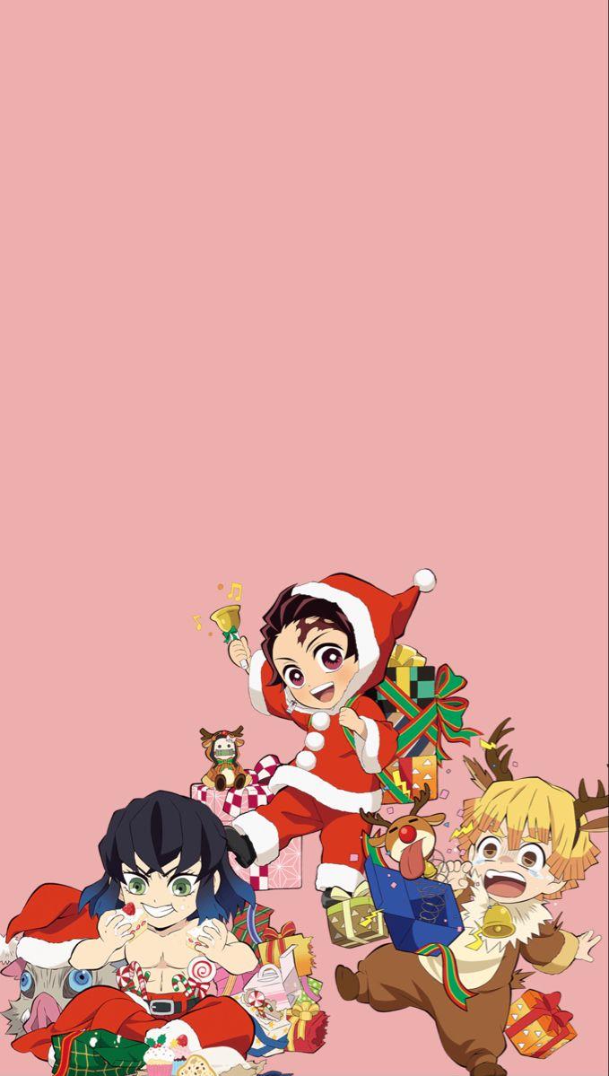 Demon Slayer Christmas Wallpaper Anime