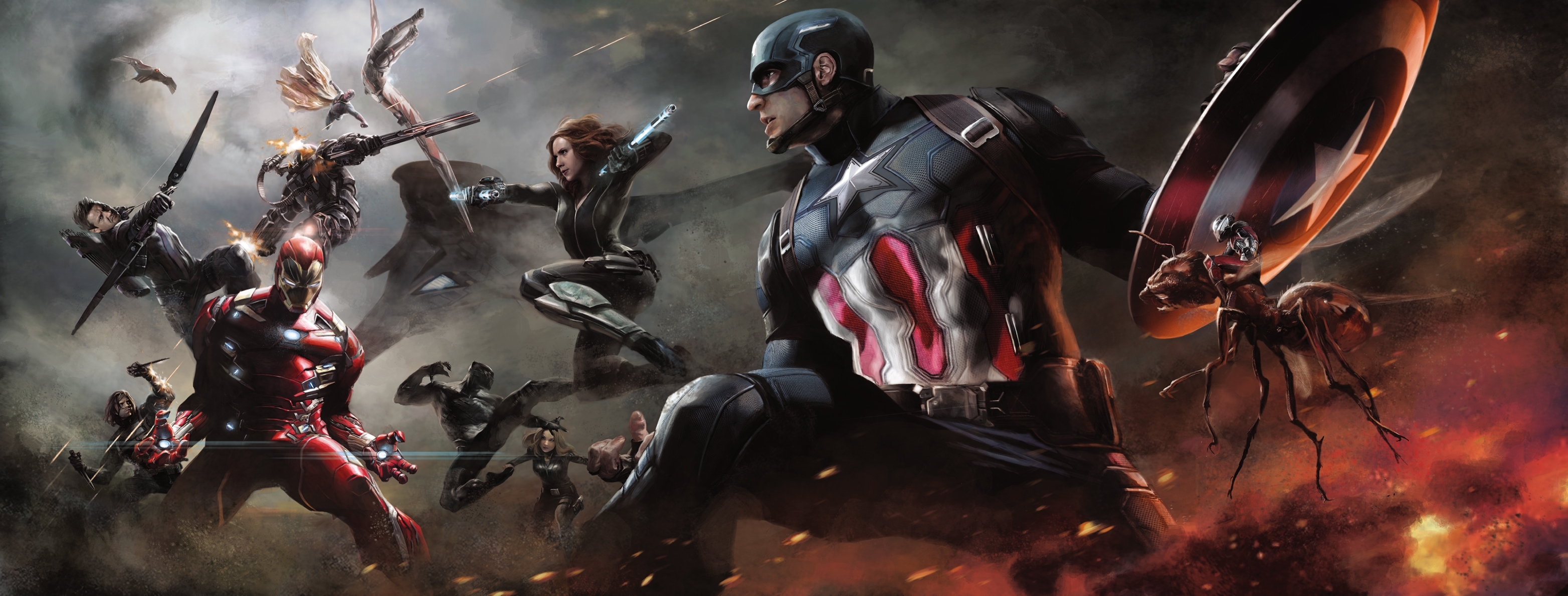 Wallpaper Paul Rudd Scott Lang Ant Man Captain America Civil War