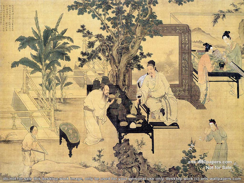 Chinese Art Wallpaper X