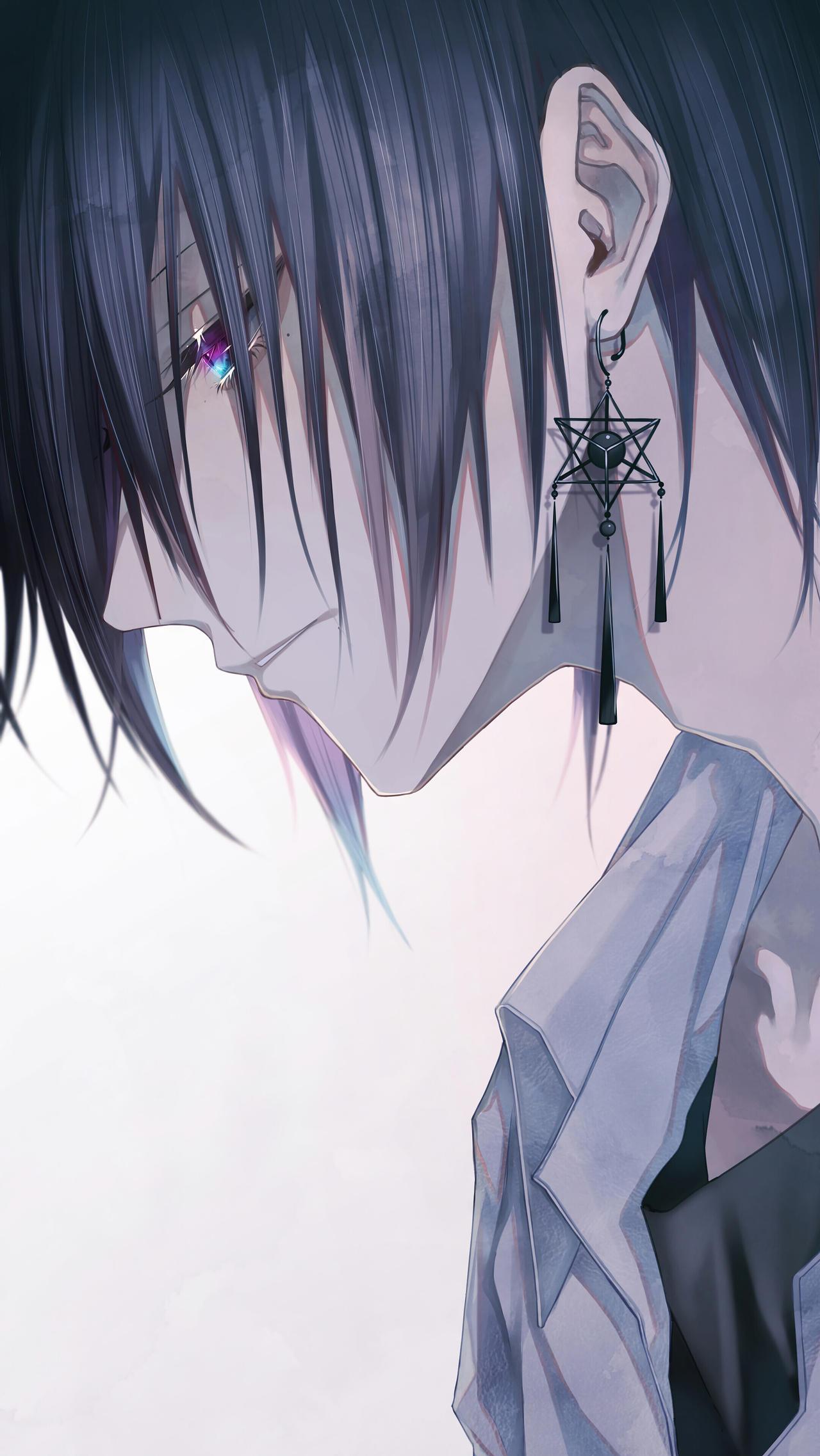 Anime Boy Neck Tattoo Earring Phone Wallpaper 4k U By Daarisameen