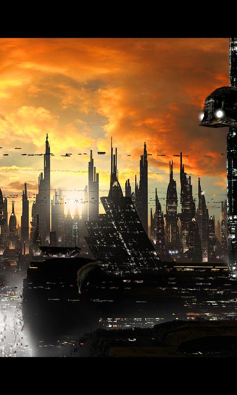Get A Beautiful Futuristic City Live Wallpaper For Your