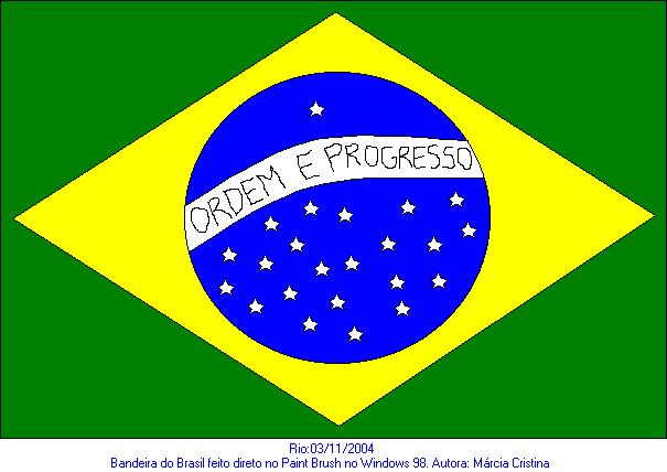 Bandeira Do Brasil By Marciacaiu
